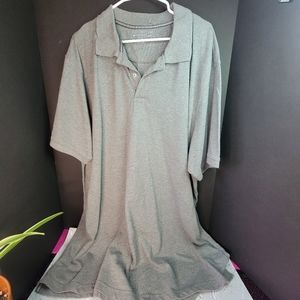 Covington Polo Shirt Men's Size 3XL Gray Classic Fit Short Sleeve Collar Top